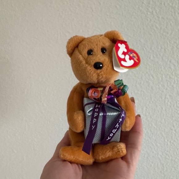 Ty Other - Ty Tan Teddy Bear with Gift Box